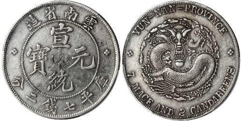 1 Dollar China Silver 