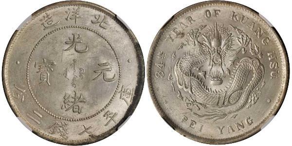 1 Dollar China Silver 