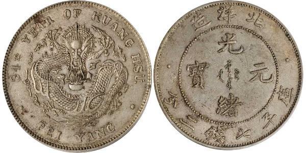 1 Dollar China Silver 