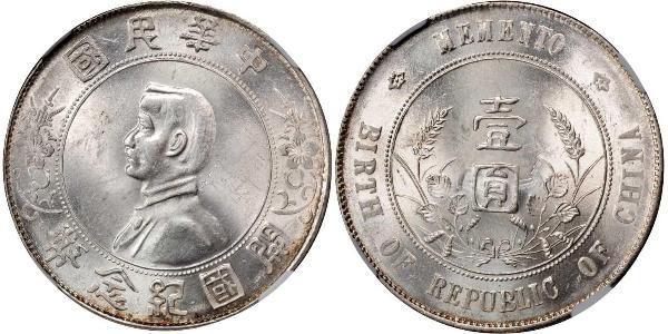 1 Dollar China Silver 