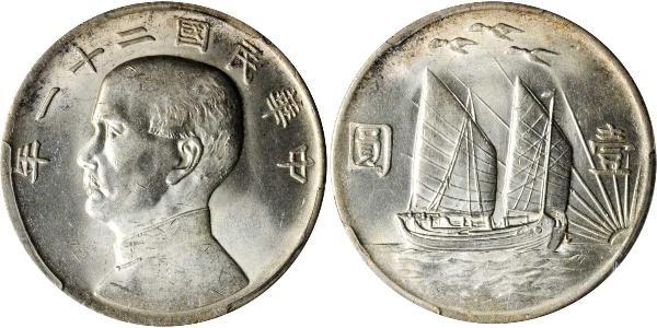 1 Dollar China Silver 