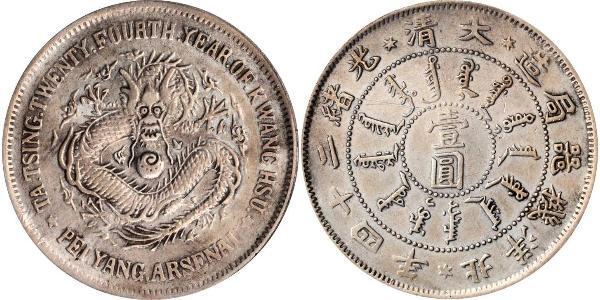 1 Dollar China Silver 