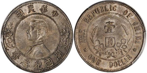 1 Dollar China Silver 