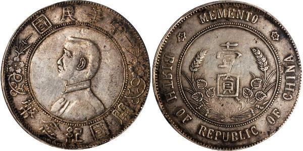 1 Dollar China Silver 