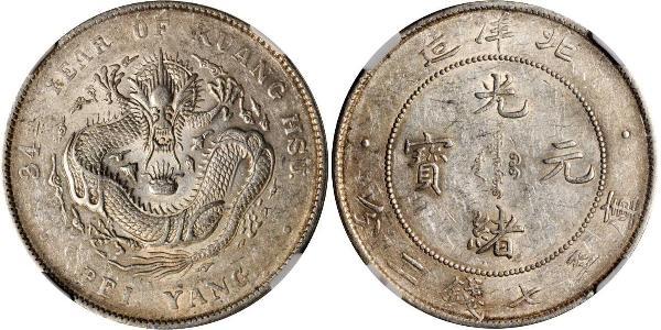 1 Dollar China Silver 