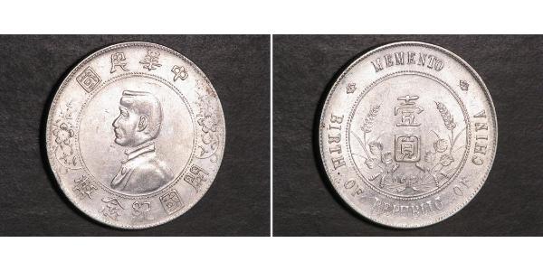 1 Dollar China Silver 