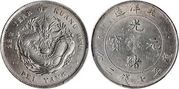 1 Dollar China Silver 