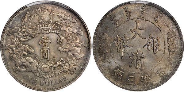 1 Dollar China Silver 