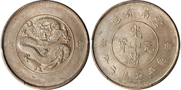 1 Dollar China Silver 