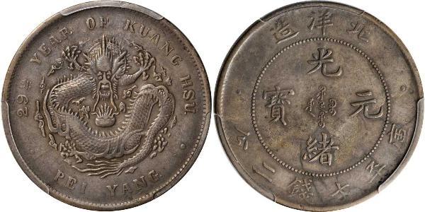 1 Dollar China Silver 
