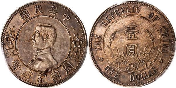 1 Dollar China Silver 