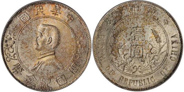 1 Dollar China Silver 