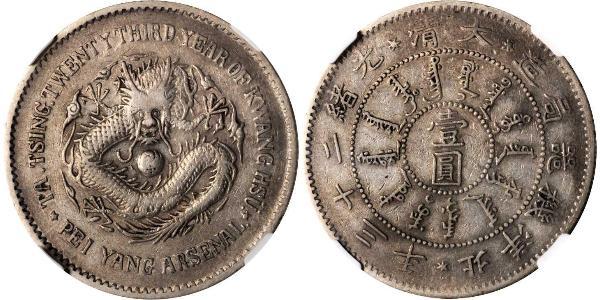 1 Dollar China Silver 