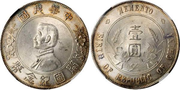 1 Dollar China Silver 