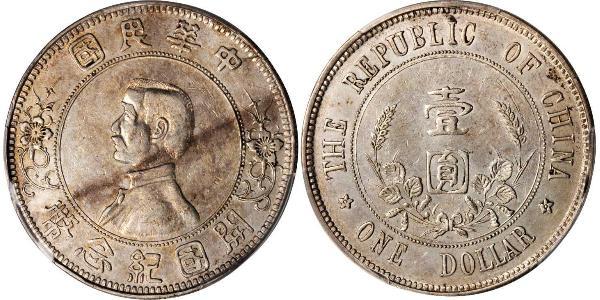 1 Dollar China Silver 