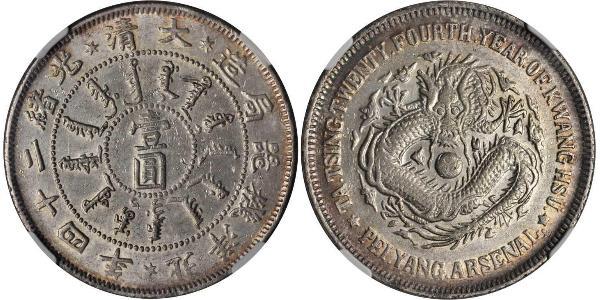 1 Dollar China Silver 
