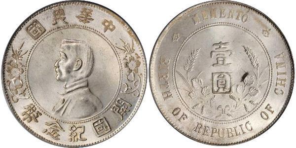 1 Dollar China Silver 