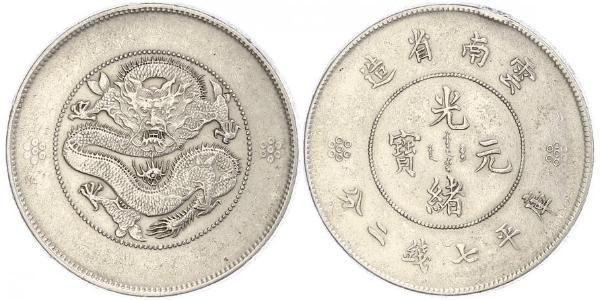 1 Dollar China Silver 