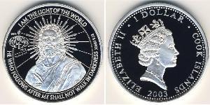 1 Dollar Cook Islands Silver 