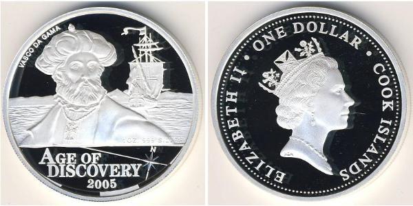 1 Dollar Cook Islands Silver 