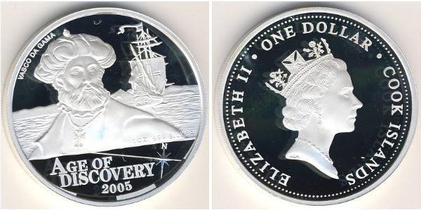 1 Dollar Cook Islands Silver 