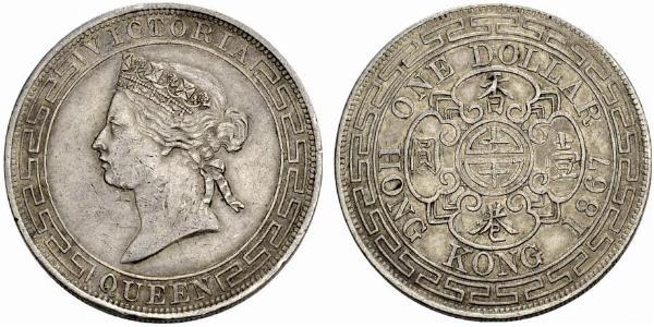 1 Dollar Hong Kong Silver Edward VII (1841-1910)