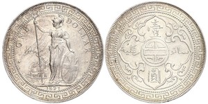 1 Dollar Hong Kong / British Empire (1497 - 1949) Silver 