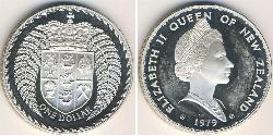 1 Dollar New Zealand Silver 