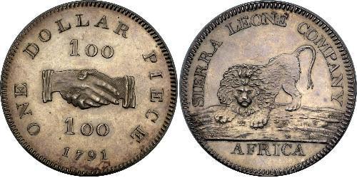 1 Dollar Sierra Leone Silver 