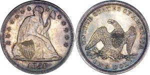 1 Dollar USA (1776 - ) Silver 