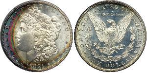 1 Dollar USA (1776 - ) Silver 