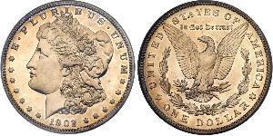 1 Dollar USA (1776 - ) Silver 