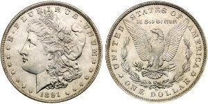 1 Dollar USA (1776 - ) Silver 