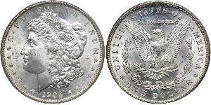 1 Dollar USA (1776 - ) Silver 