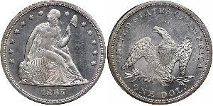 1 Dollar USA (1776 - ) Silver 