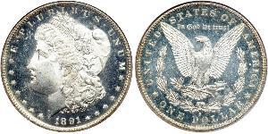 1 Dollar USA (1776 - ) Silver 