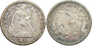 1 Dollar USA (1776 - ) Silver 