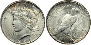 1 Dollar USA (1776 - ) Silver 