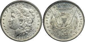 1 Dollar USA (1776 - ) Silver 