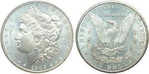 1 Dollar USA (1776 - ) Silver 