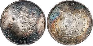 1 Dollar USA (1776 - ) Silver 