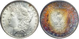 1 Dollar USA (1776 - ) Silver 