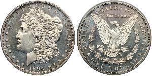 1 Dollar USA (1776 - ) Silver 