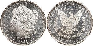 1 Dollar USA (1776 - ) Silver 