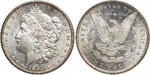 1 Dollar USA (1776 - ) Silver 