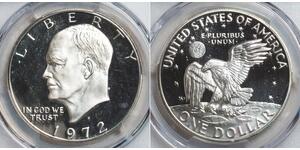 1 Dollar USA (1776 - ) Silver Dwight David Eisenhower (1890-1969)