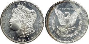 1 Dollar USA (1776 - ) Silver 