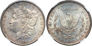1 Dollar USA (1776 - ) Silver 