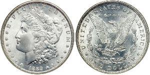 1 Dollar USA (1776 - ) Silver 