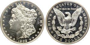 1 Dollar USA (1776 - ) Silver 
